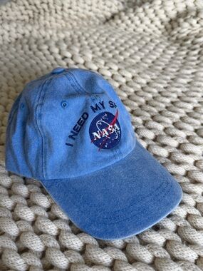 NASA Blue Denim Baseball Cap - I Need My Space